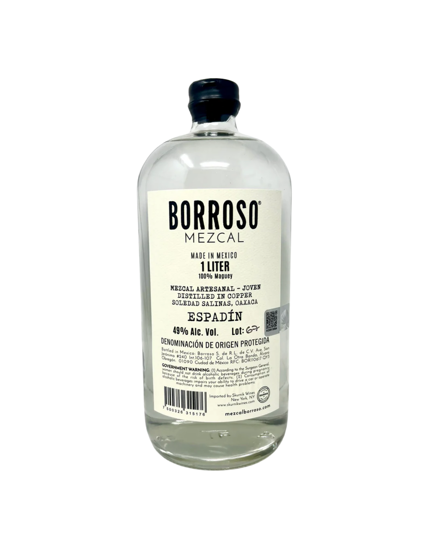 Borroso Mezcal 750ml