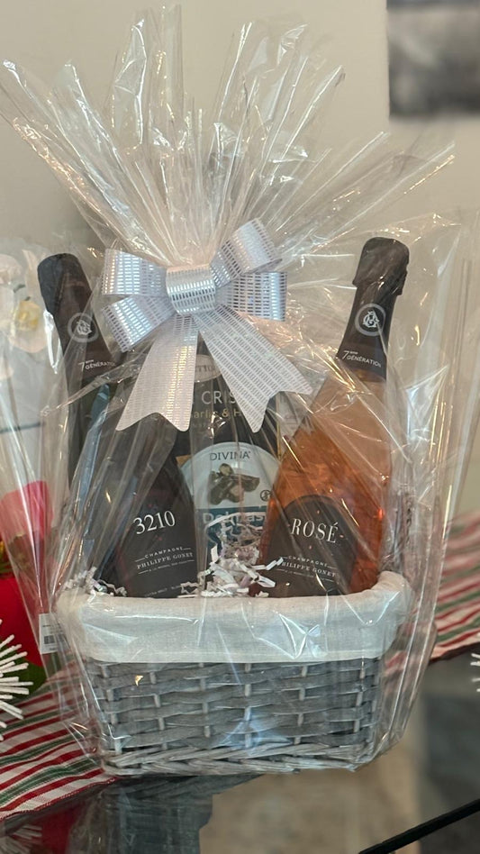 New Year's Celebration Gift Basket